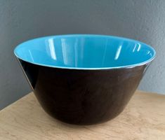 Rössler Salatschüssel blau/schwarz 22.5