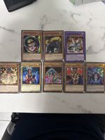 Lotto 8 carte Yu-Gi-Oh varie condizioni buone