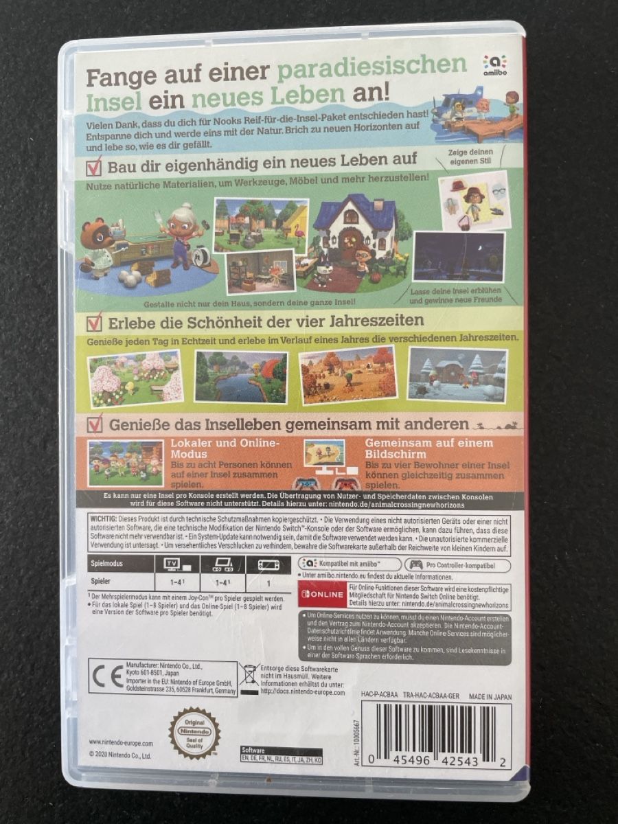 Nintendo Spiele: Nintendo Switch Animal Crossing – Gebraucht aus Remigen von minnion96 1