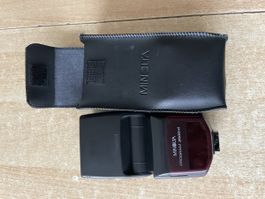 Minolta Program 3500xi Blitzgerät mit Tasche schwarz