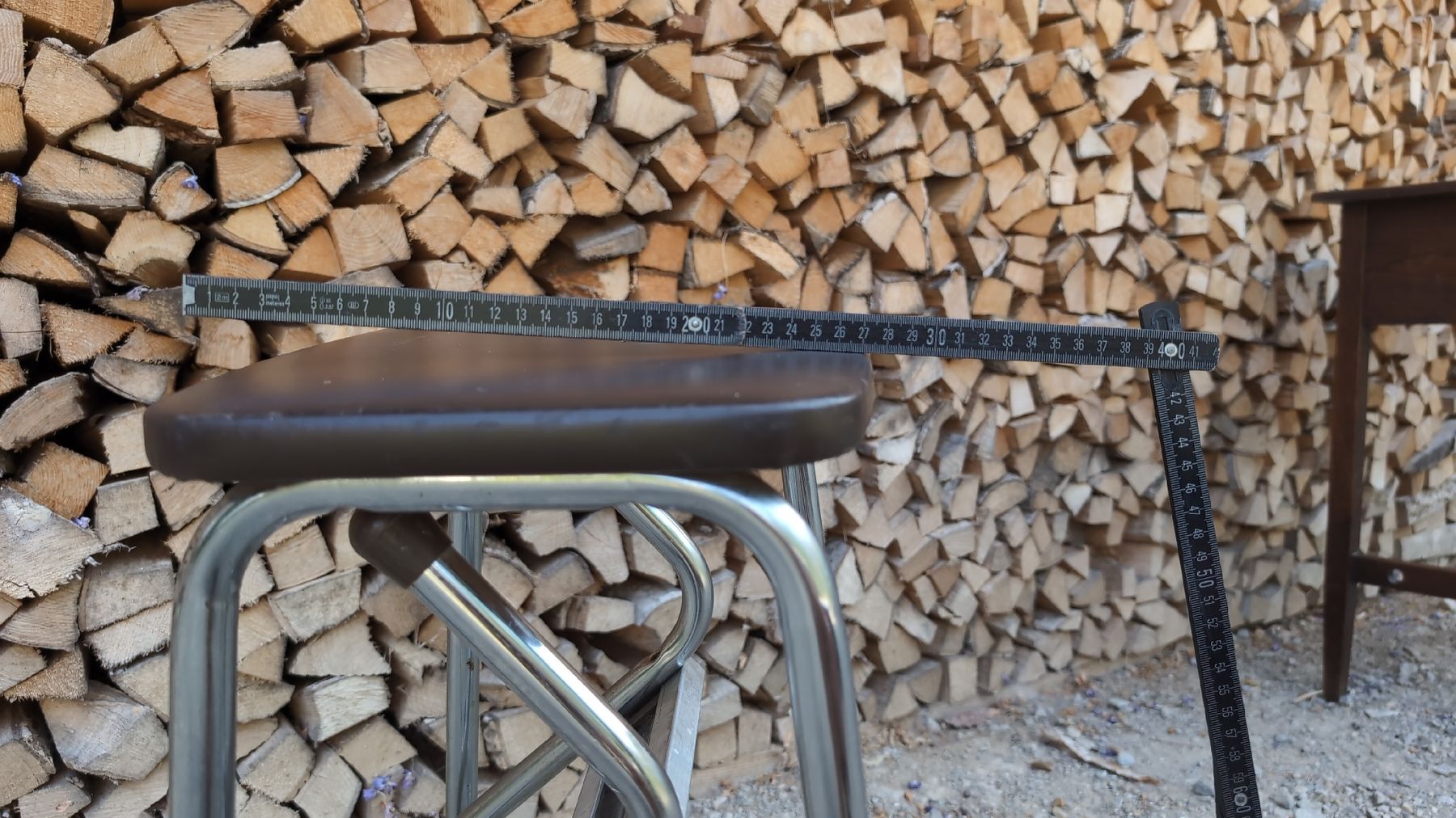 Sgabelli: Tret-Hocker Metall m – Usato da Oltingen venduto da gys_2yjc 2