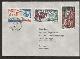 FRANKREICH 1966 schön frankierter Brief in die Schweiz