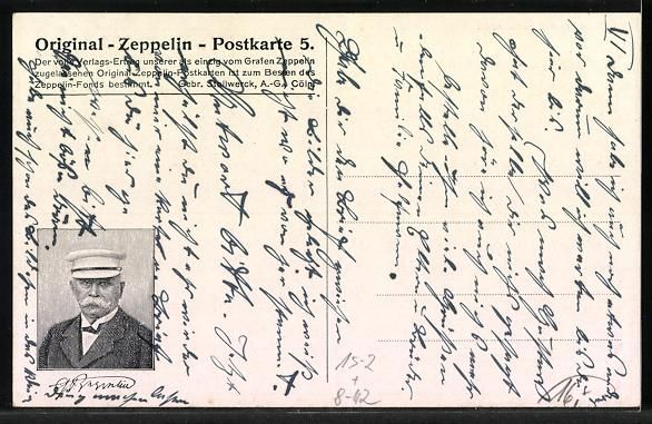 Foto & Poster: Mainz, Zeppelin über der Stadt, Dampfer – Usato da Berlin venduto da bartko-reher 1