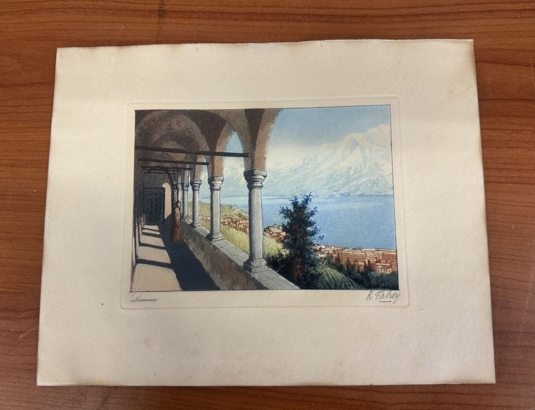 Tableaux: Estampe signée R. Fahey – D'occasion à Satigny par rob_6zj8