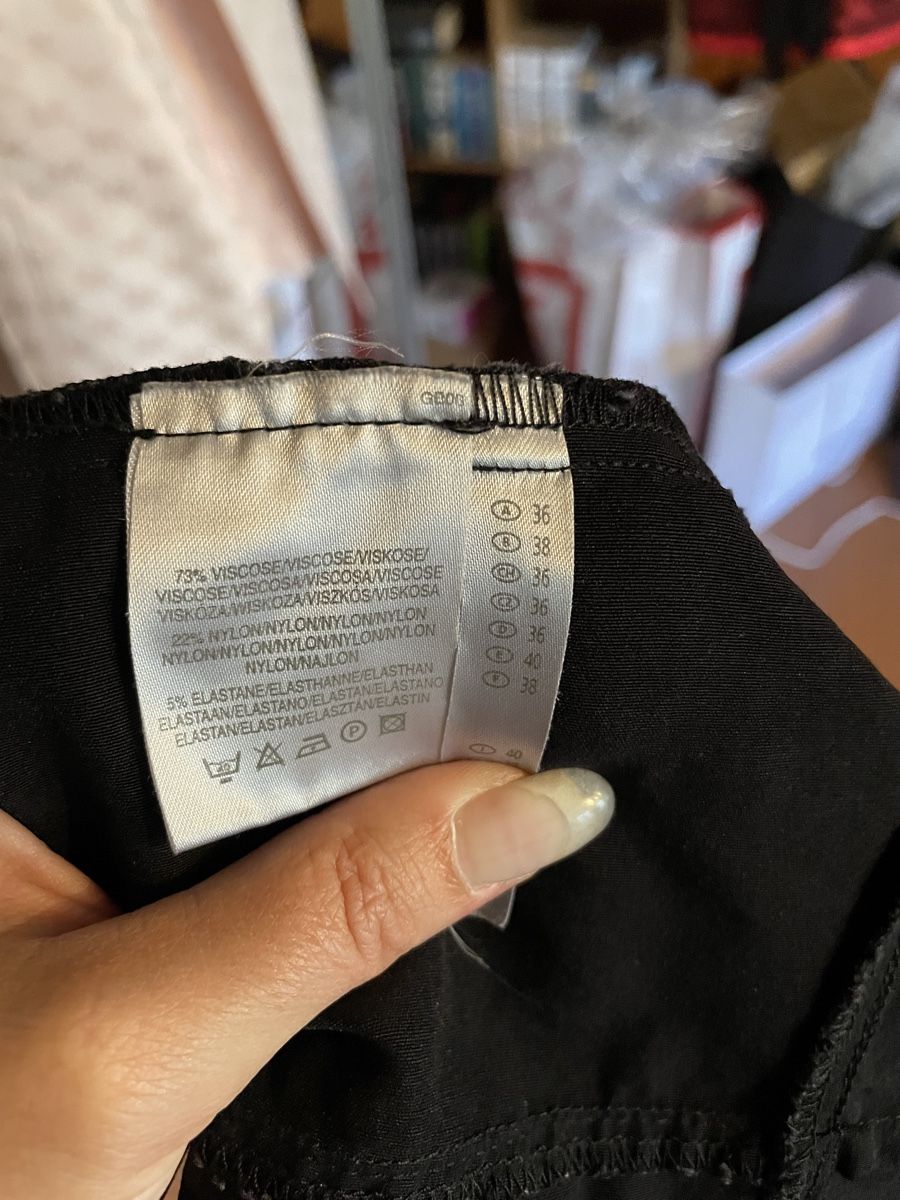 Blusen: Bluse schwarz Gr.36 – Gebraucht aus Schafhausen i. E. von Hublina 2