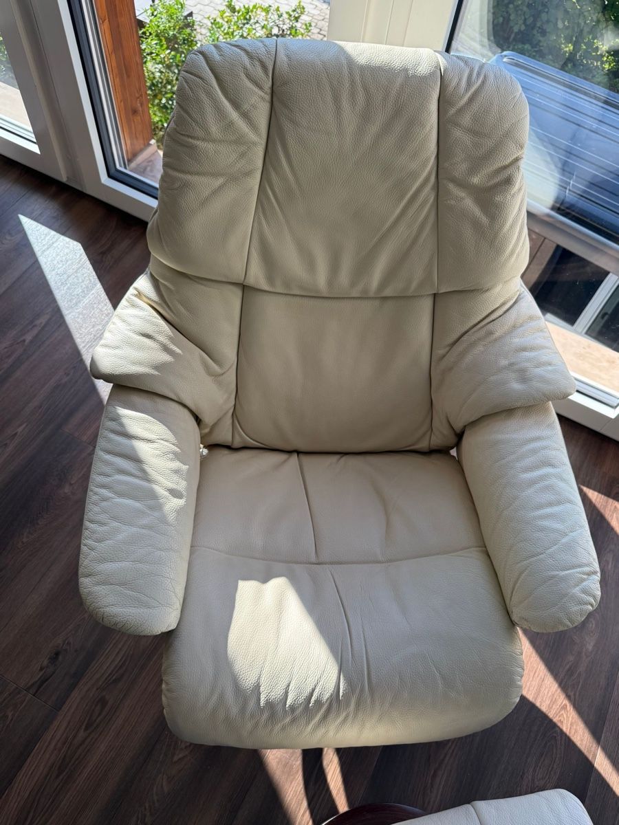 Stressless Poltrone: Sessel mit Hocker, Stressless, Leder,  – Usato da Wittnau venduto da Rewachen 4