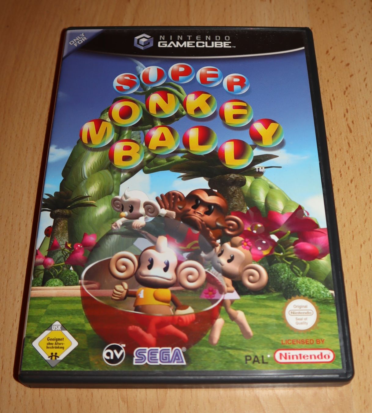 Nintendo Spiele: SUPER MONKEY BALL -- Nintendo GAMECUBE - Top Zustand! – Gebraucht aus Ochlenberg von on3x 1