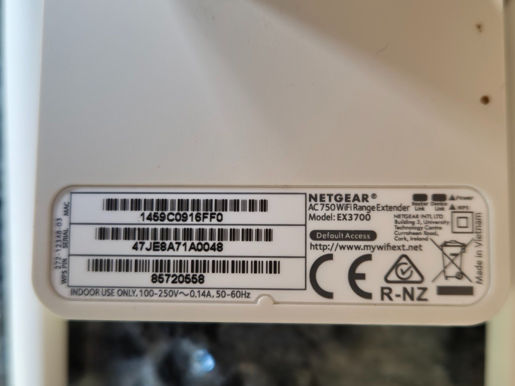 Netgear WiFi: NETGEAR AC750 WiFi Range Extender – Usato da Kloten venduto da WMG 1