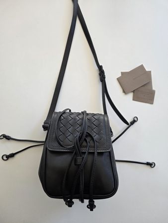 Authentic Bottega Veneta Black Leather Mini Bag - New 🖤