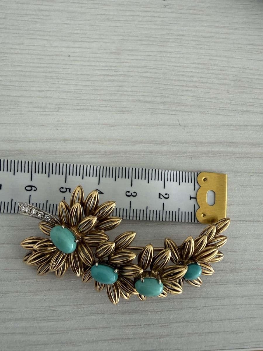 Broschen & Nadeln: Brosche Gelb Gold 14k – Gebraucht aus Oberhof von RealStone 3