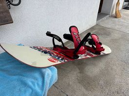 snowboard mit Bindungen