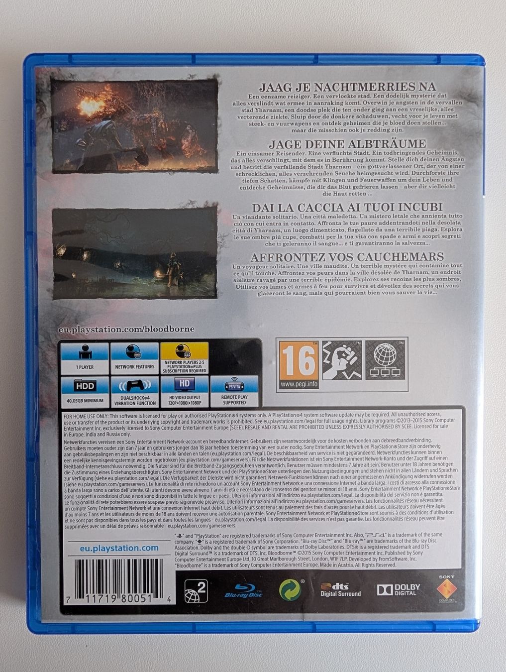 Giochi: BLOODBORN (PS4) – Nuovo (secondo la descrizione) da Obernau venduto da MABU9 1