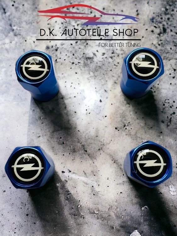 Fiat Tutti pezzi di ricambio auto: Opel Ventilkappe Aluminium 4er-Set Neu – Nuovo e nell'imballaggio originale da Balsthal venduto da D.K.Autoteile6 1