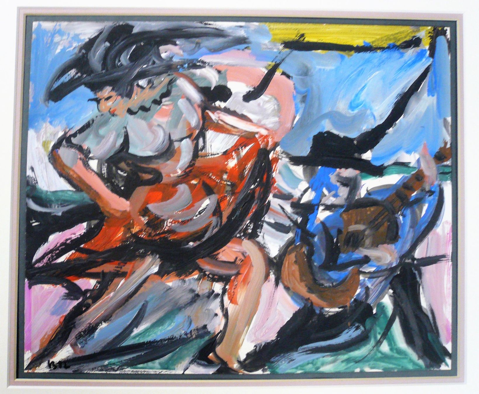 Tableaux: Nell GRABER-KIRCHHOFER, dynamisches OelGemälde – D'occasion à Oberhofen am Thunersee par luuping99 1