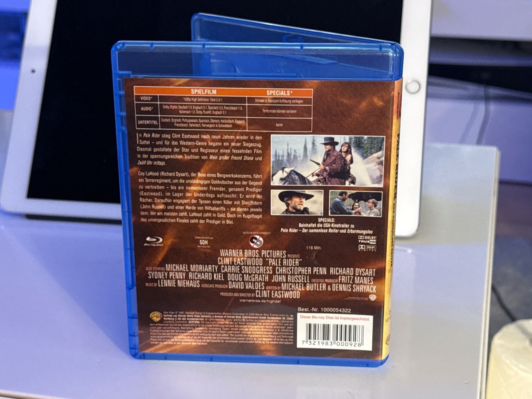Tutti i DVDs: Pale Rider - Blu-ray – Usato da Allschwil venduto da meeresperle 1
