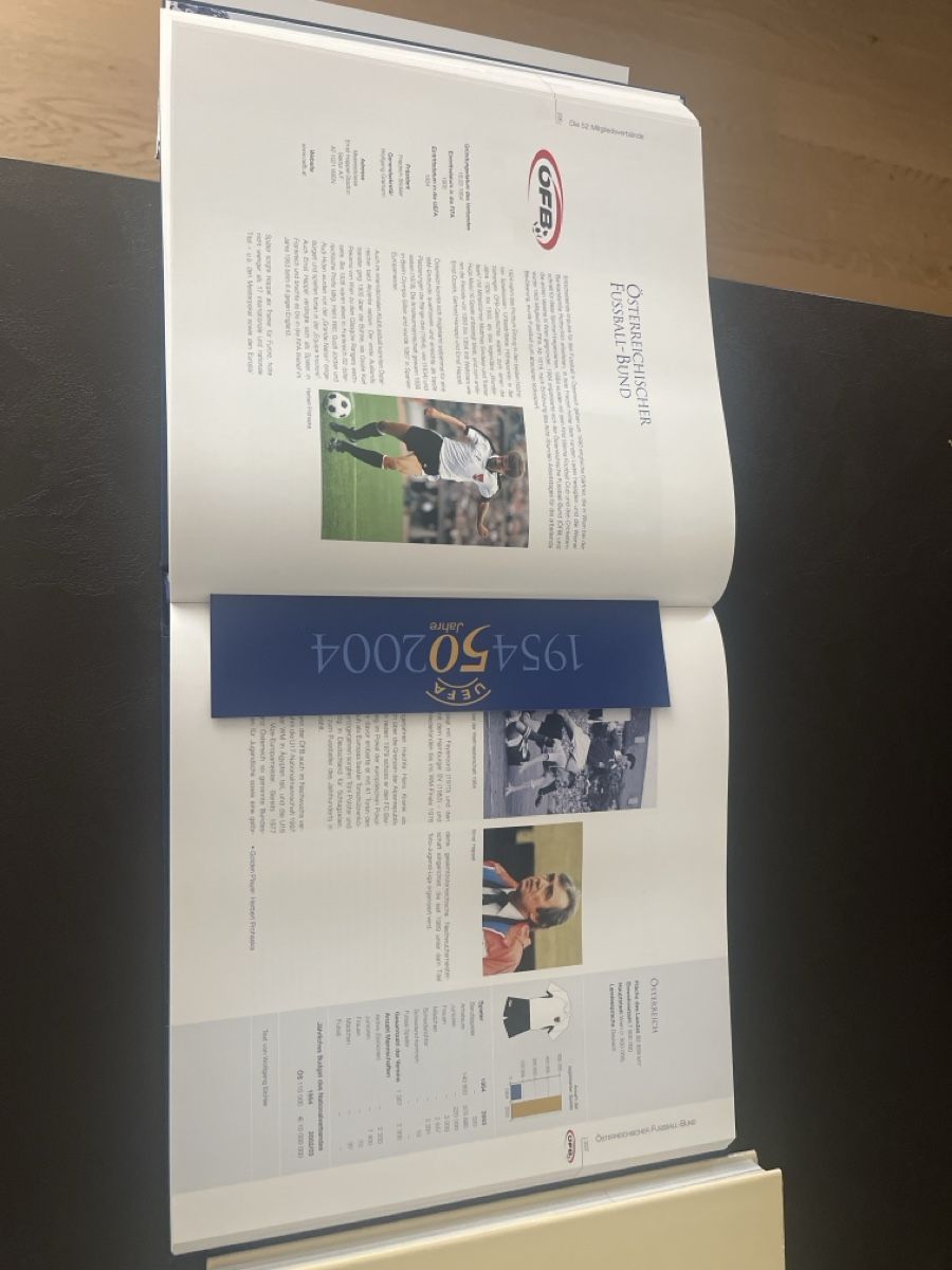 Libri: UEFA 50 jarre 1954/2004 collector – Usato da Prangins venduto da Rodard8 4