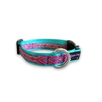 Schönes Hundehalsband 2cm "Rami blue" handgemacht