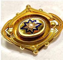Antike Goldbrosche