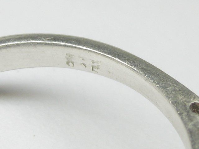 Ringe: Vintage Ring Silber 835 blauer weisser Topas Gr. 58 – Gebraucht aus Ermatingen von Decovin 8