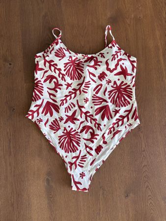 Weißer einteiliger Badeanzug - H&M - XL