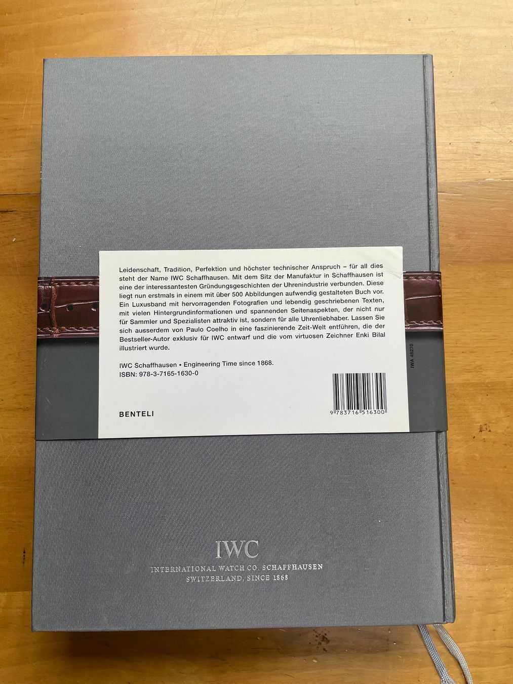 Bücher: Buch IWC -  Schaffhausen - Engineering Time since 1868 – Gebraucht aus Grüt (Gossau ZH) von ecirtaeb56 1