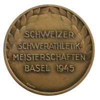 Schweiz. Schwerathletik Basel 1945