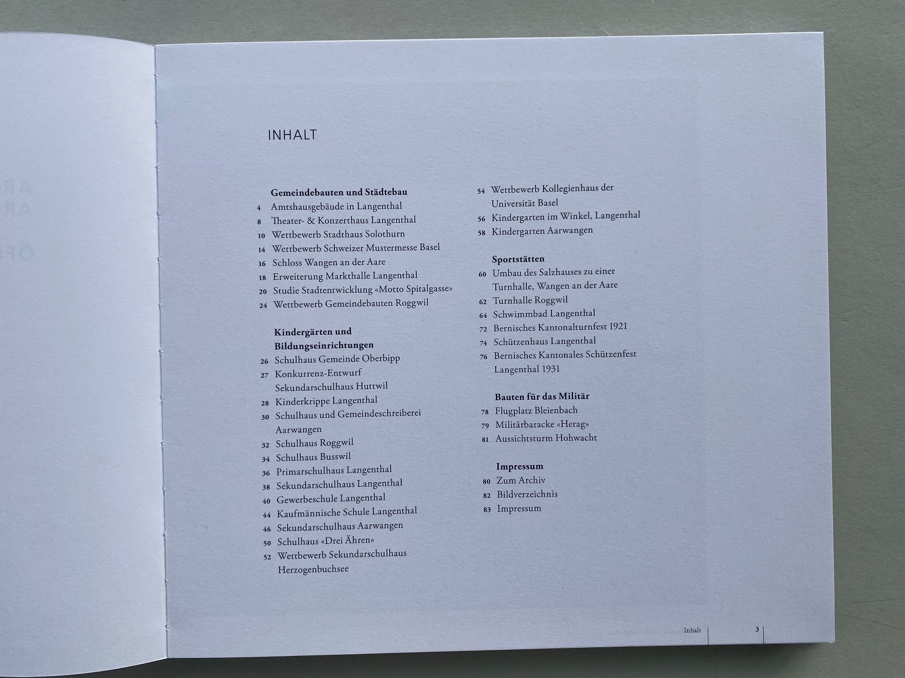 Libri: Architekturbuch Hector Egger, öffentliche Bauten – Usato da Zürich venduto da lesgarcons 4