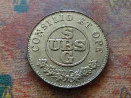 Jeton  " UBS - SBG /  Parsimonia Vectigal Est"   (I)