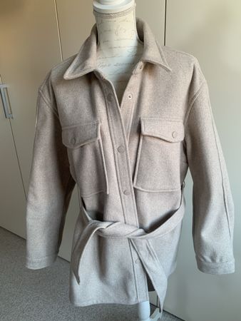 C&A Übergangs Jacke mit Gürtel, Gr. 50