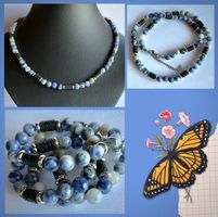 KETTE HALSKETTE STEINKETTE EDELSTEINKETTE LAPISLAZULI