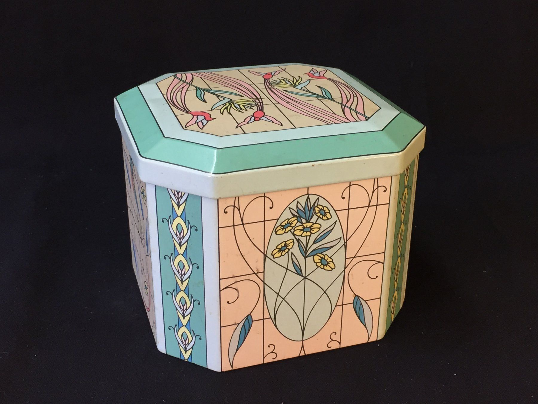 Zuckerdosen: Vintage Blech Deckeldose EDUSCHO – Gebraucht aus Schaffhausen von vintageworld 1