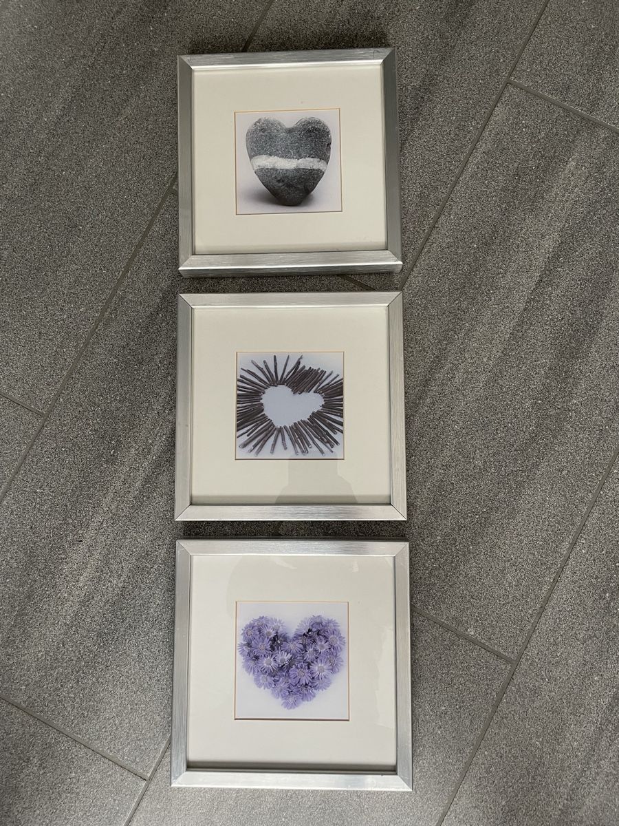 Poster & Bilder: Bilder inkl. Rahmen 25x25cm – Gebraucht aus Laufen von bia_7vr6