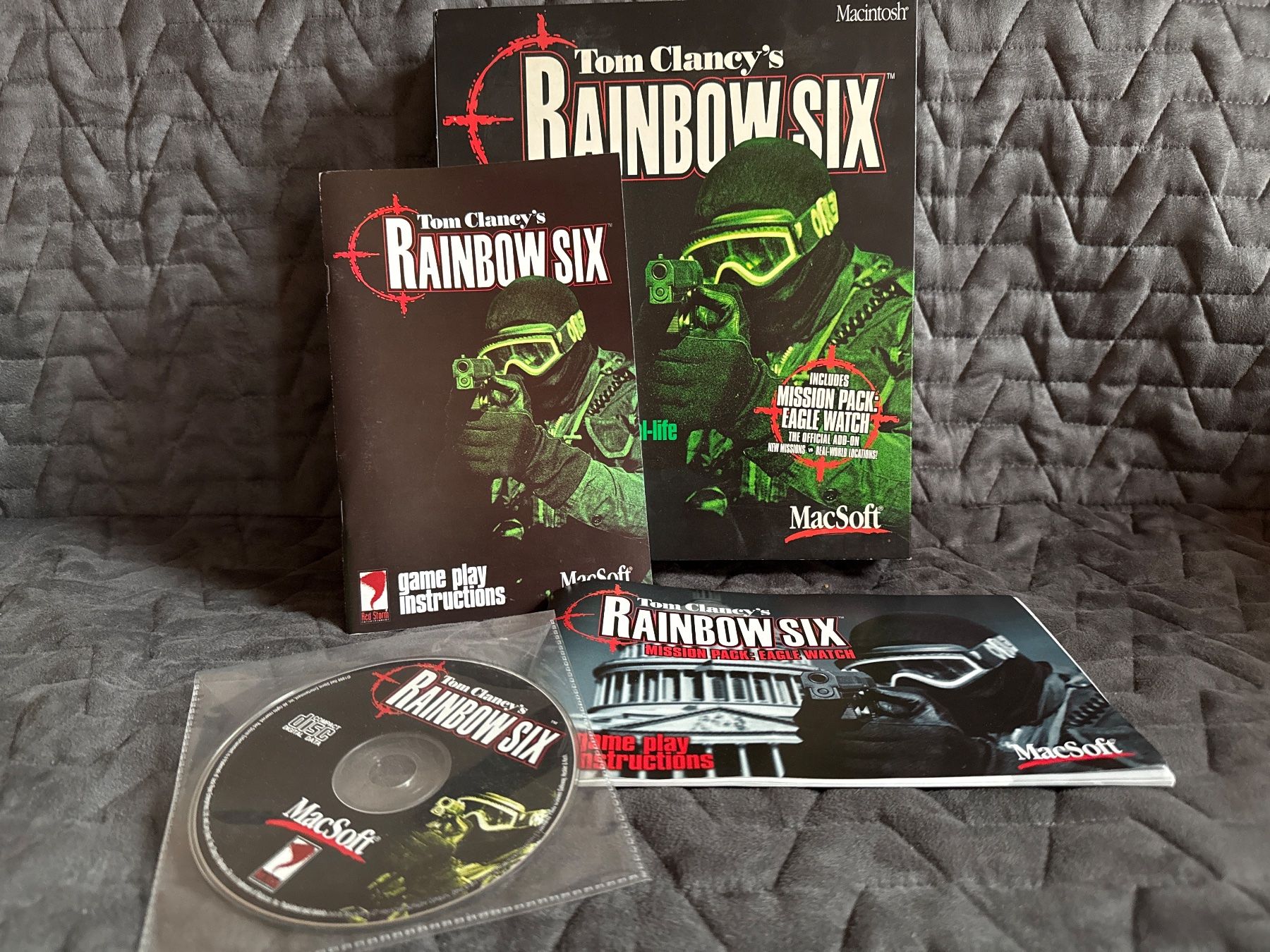 Giochi: Rainbow Six - Red Storm - 1998 - Macintosh- Retro gaming – Usato da Villars-Bramard venduto da dadesc 2
