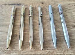 Lot: 6 Mehrfarben - Kugelschreiber    (DEFEKT)