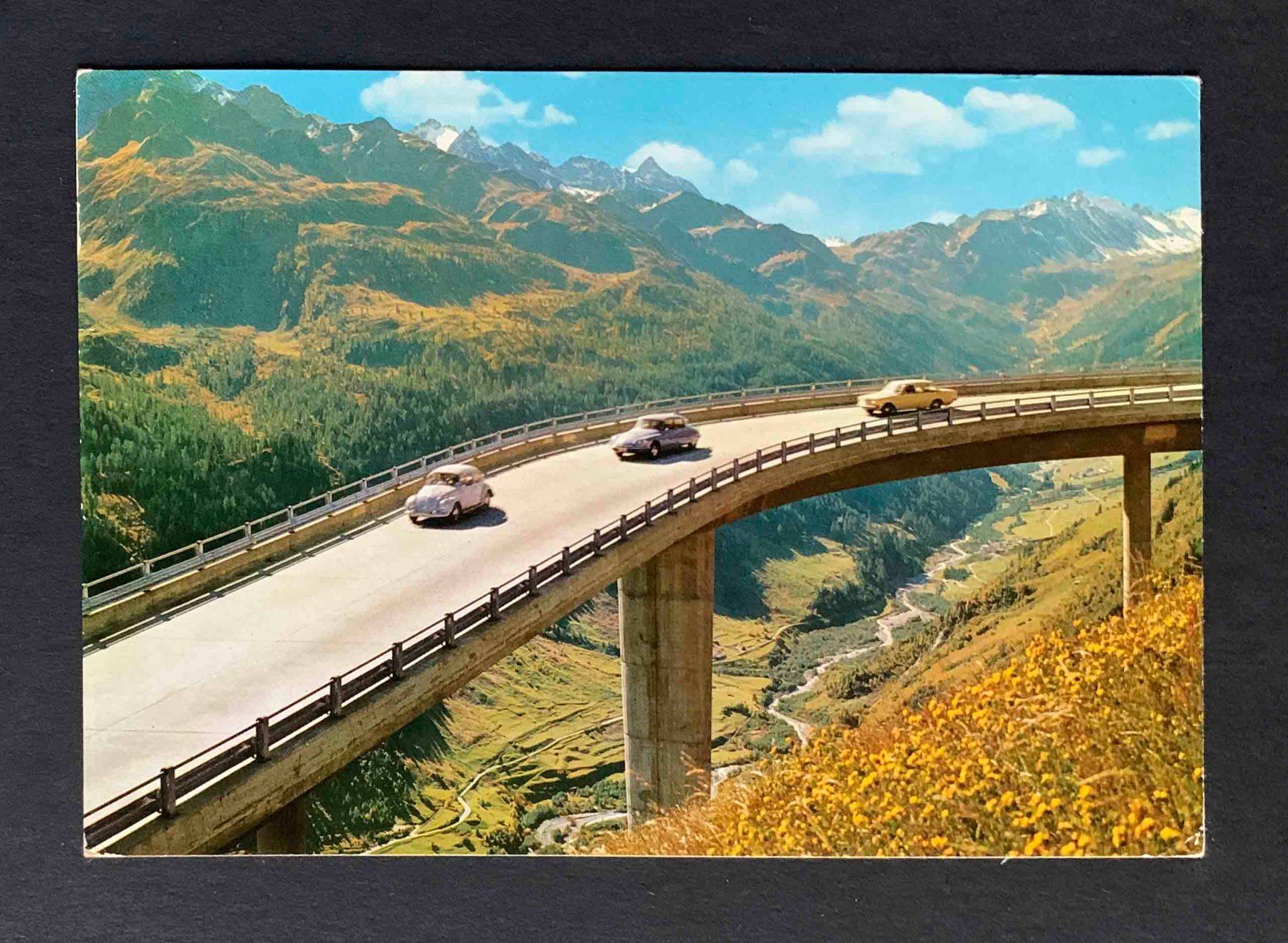Cartoline postali: AK La strada del San Gottardo – Usato da Goldau venduto da artelier1