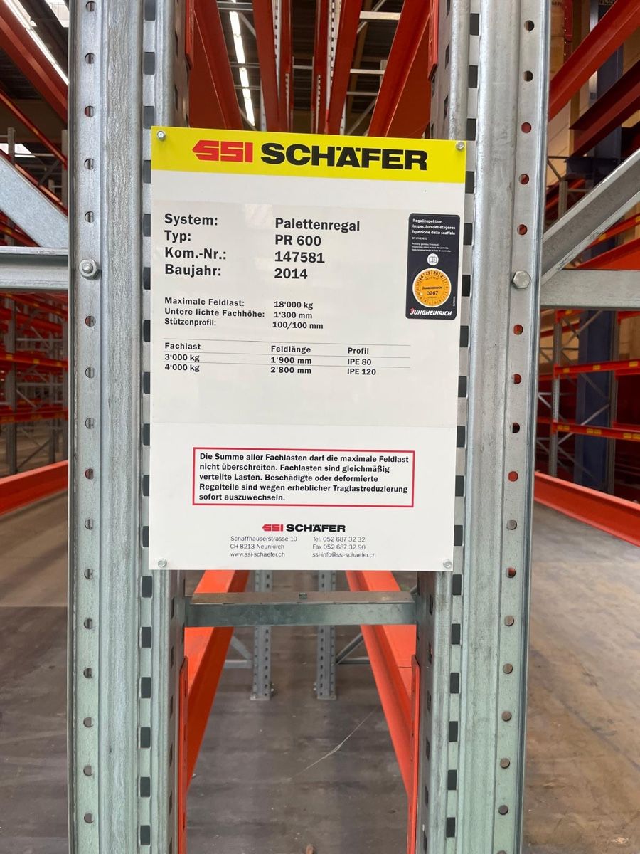 Ssi Schäfer Scaffali: Palettenregal / Palettengestell – Usato da Niederuzwil venduto da Solutions4industry 2