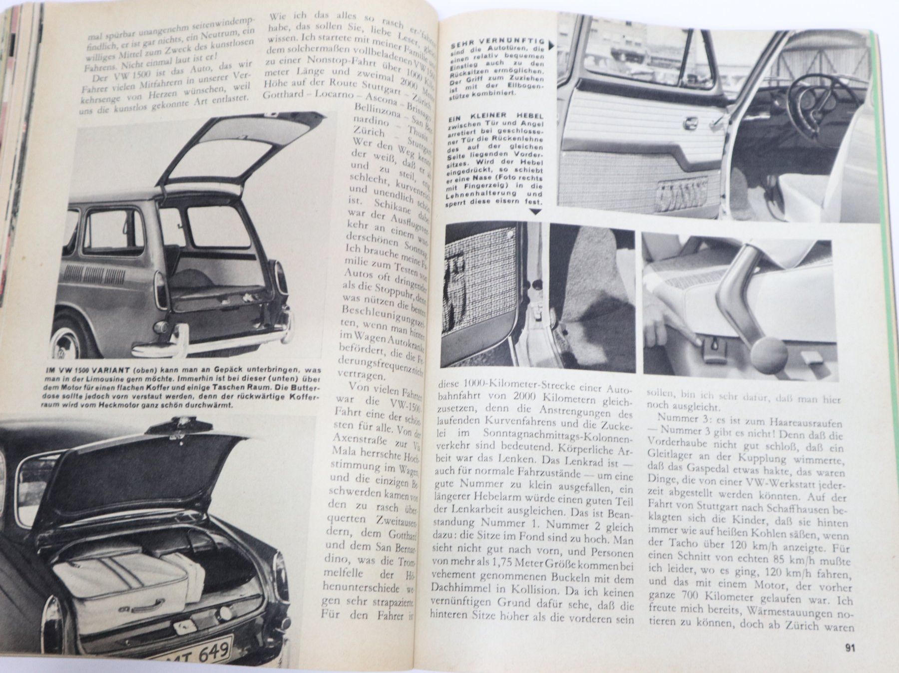 Riviste & Magazine: Hobby 1961 VW 1500, DAF, VW Karmann, Zündapp – Usato da Eschenbach SG venduto da Astalavista 5