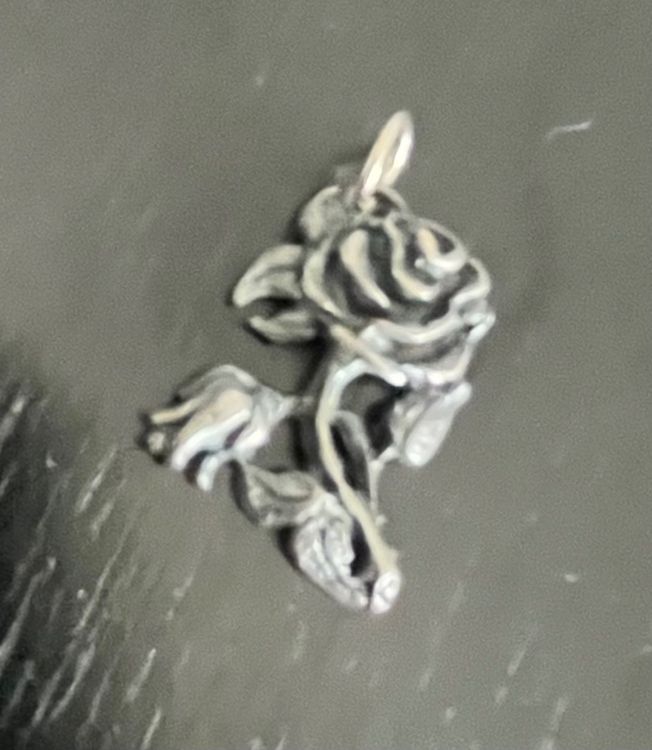 Frauen Damen Halskette Modeschmuck Enghalskette Blütenmotiv Rosé Neu