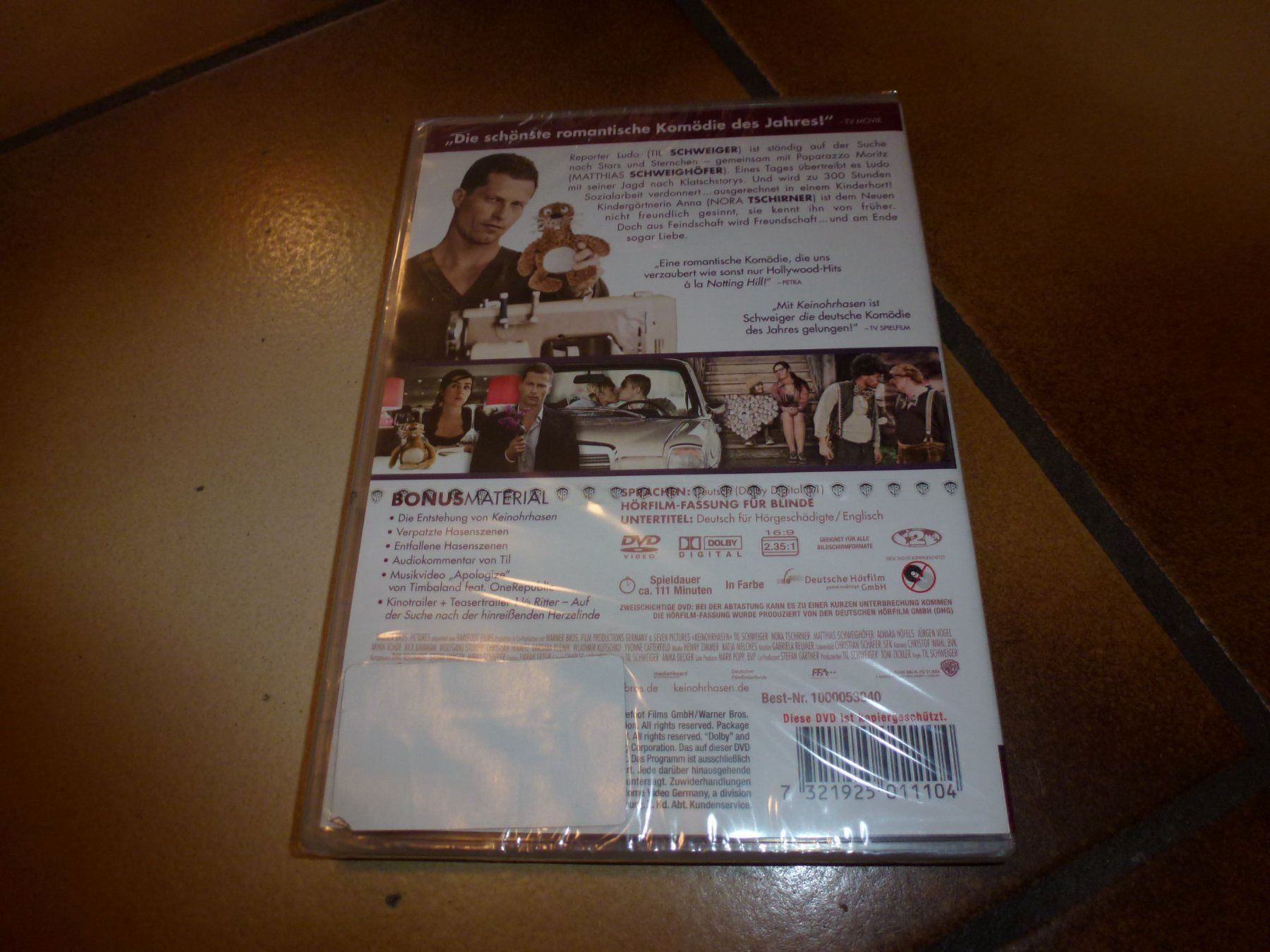 Alle DVDs: Keinohrhasen DVD NEU – Neu und originalverpackt aus Olten von Disc-Verkauf 1