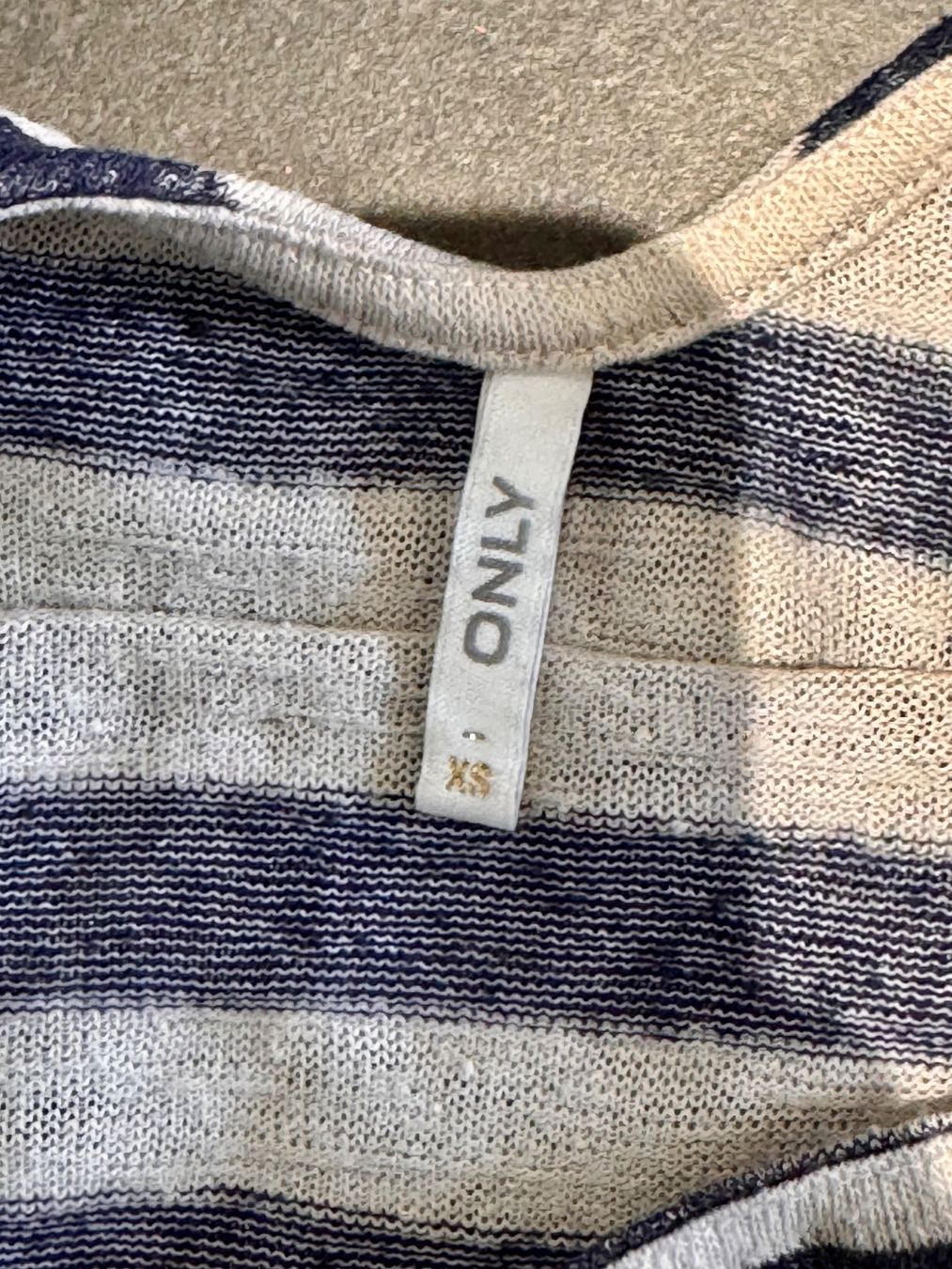 Only Maglioni & Felpe: Dünner Pullover gestreift von Only Gr. XS beige blau – Usato da Rothrist venduto da Fondgruebe 4