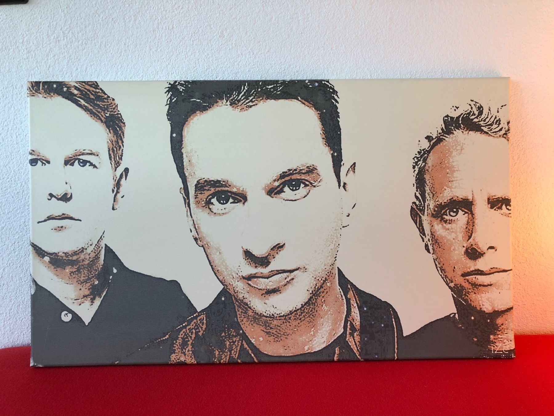 Tele & Cornici: DEPECHE MODE- Leinwand Einzelstück – Usato da Nassen venduto da run_7jjy 1