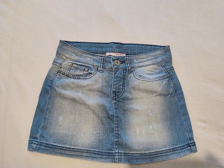 Sommerlicher Jeans Minirock - Toller Schnitt, Gr. 36
