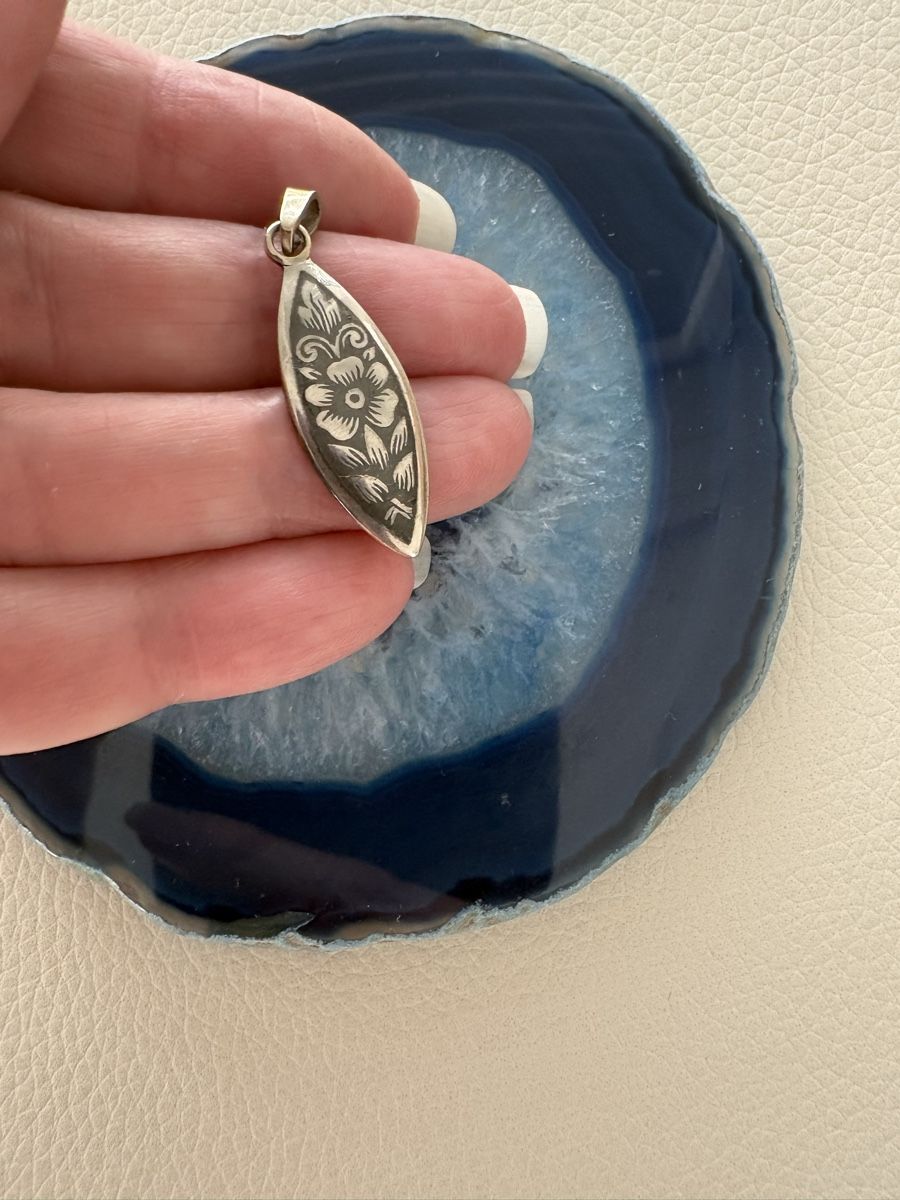 Ciondoli: vintage silver gilded pendant – Usato da Lausanne venduto da oyu_hgg5 2