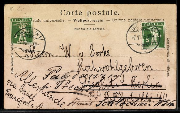 Cartes postales: AK Interlaken, Höhenweg – D'occasion à Berlin par bartko-reher 1