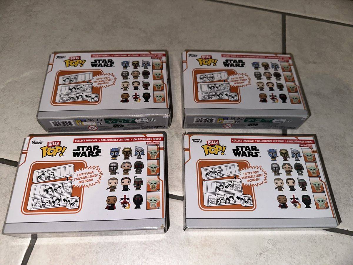 Funko Figuren: Funko Bitty Pop Star Wars 4x4er Pack neu OVP – Neu und originalverpackt aus Zofingen von Psch2 1
