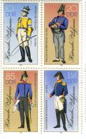 Briefmarken "Briefträger". DDR