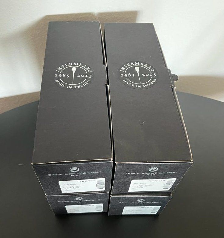 Bicchieri: Orrefors Intermezzo Champagne Glas Kristallglas - 4er Set – Nuovo (secondo la descrizione) da Münchenstein venduto da baselina 1
