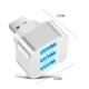 USB 2.0 HUB Quick Charger 3 Ports USB Extender Adapter Multi