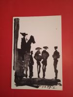 AK Kunst s/w Karte Picasso Toros y Toreros