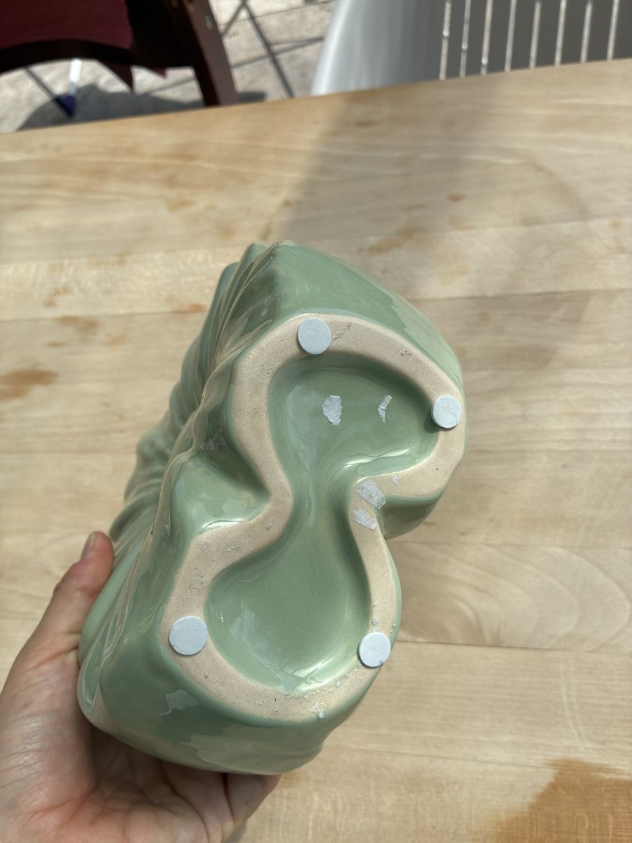 Vasi & Recipienti: Wunderschöne Vase mintgrün in Blumenoptik  – Nuovo (secondo la descrizione) da Wolfwil venduto da NewGirl 3